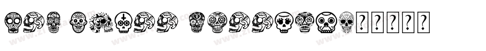 Old Skull Hellron字体转换